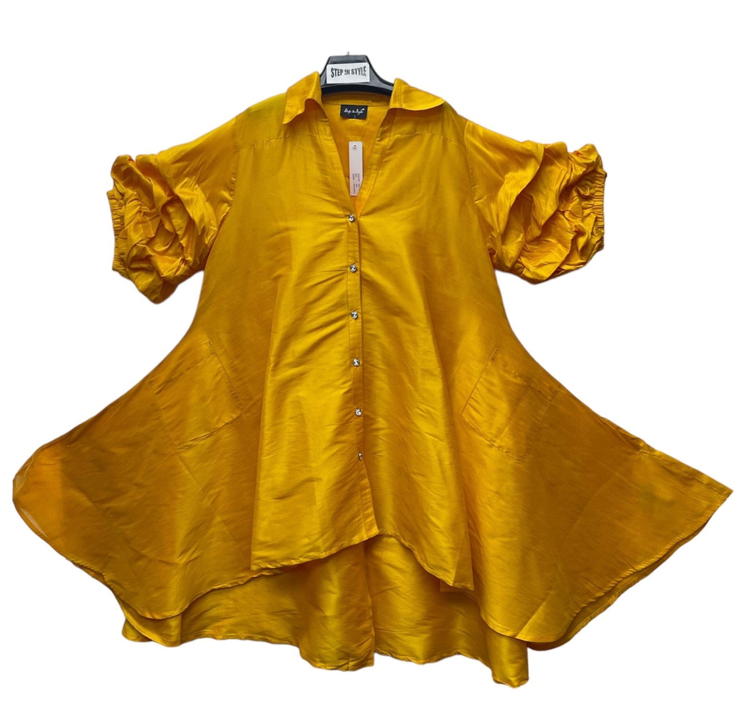 Rumba Sleeves Shirt Dress