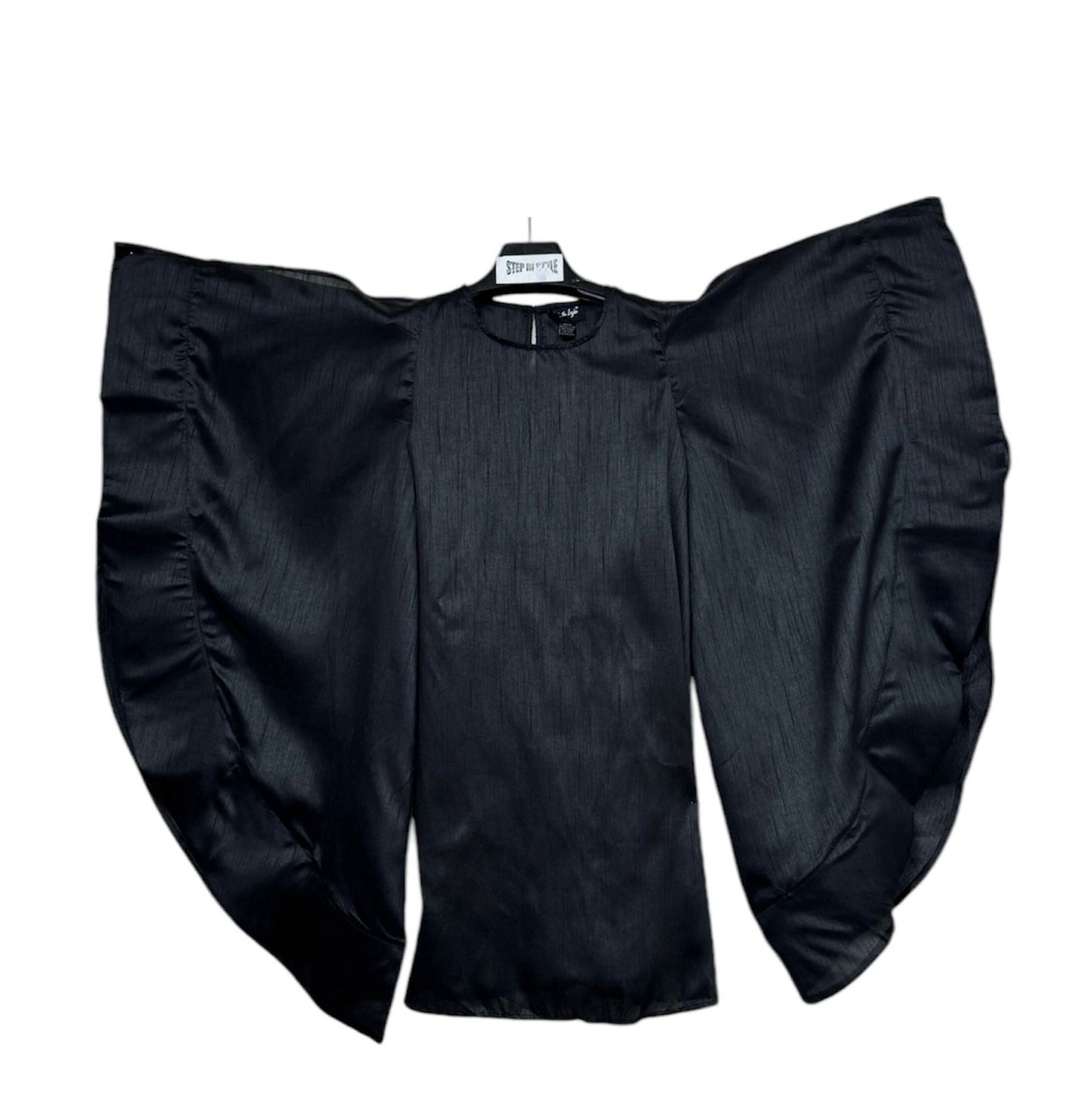 Solid Angel Sleeves Dress