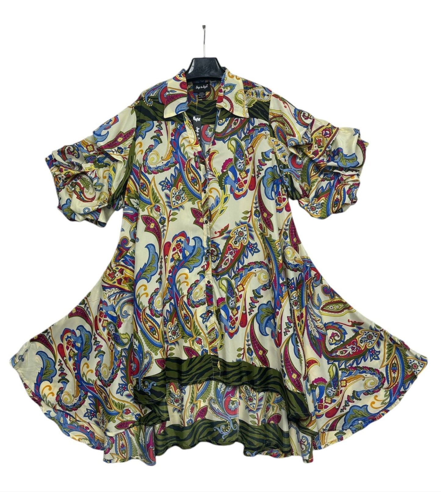 Paisley Shirt Dress