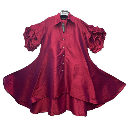 Rumba Sleeves Shirt Dress