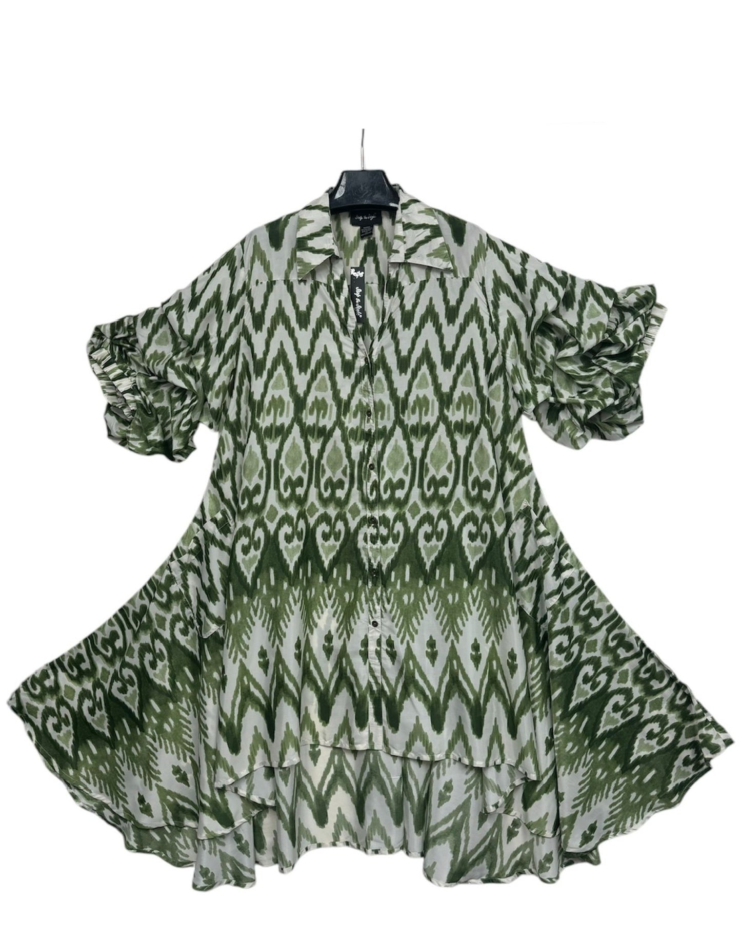 Rumba Sleeves Shirt Dress